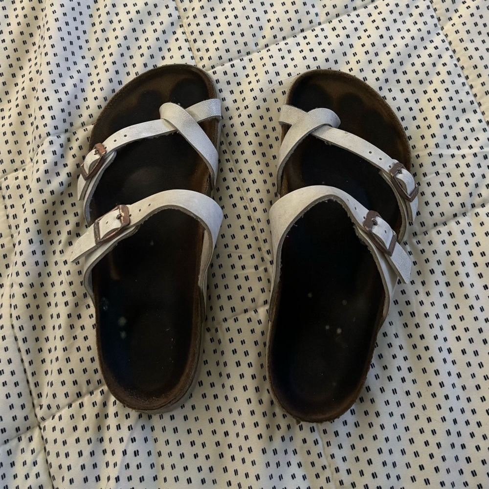 White Mayari Birkenstocks